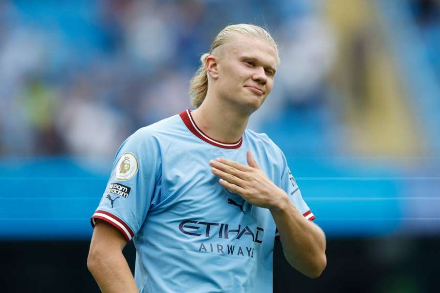 Haaland é uma das esperanças de gol do City contra o Palace