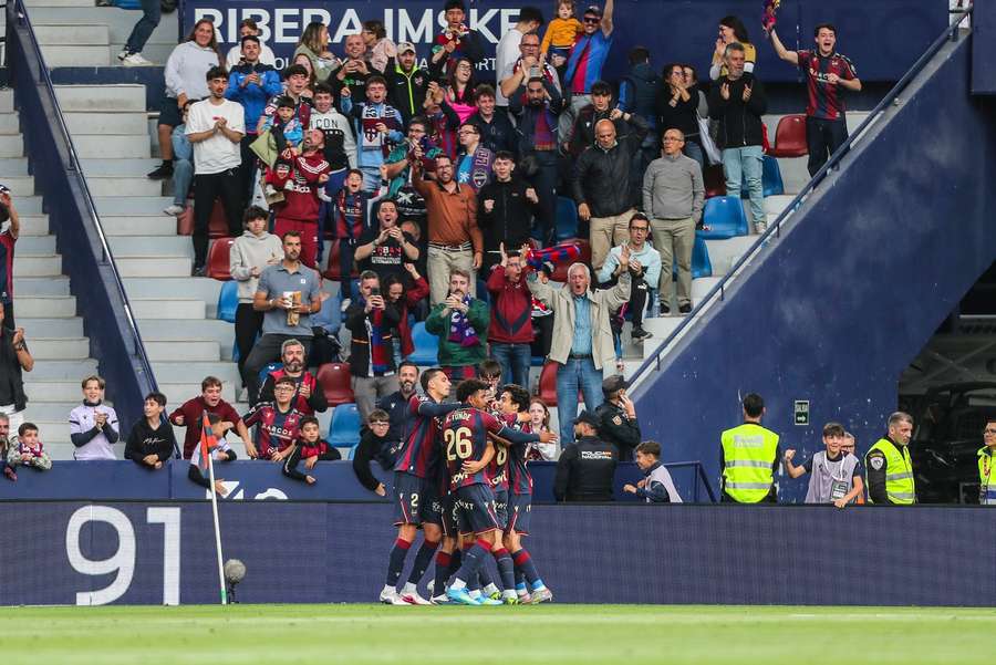 Levante celebrate their opener