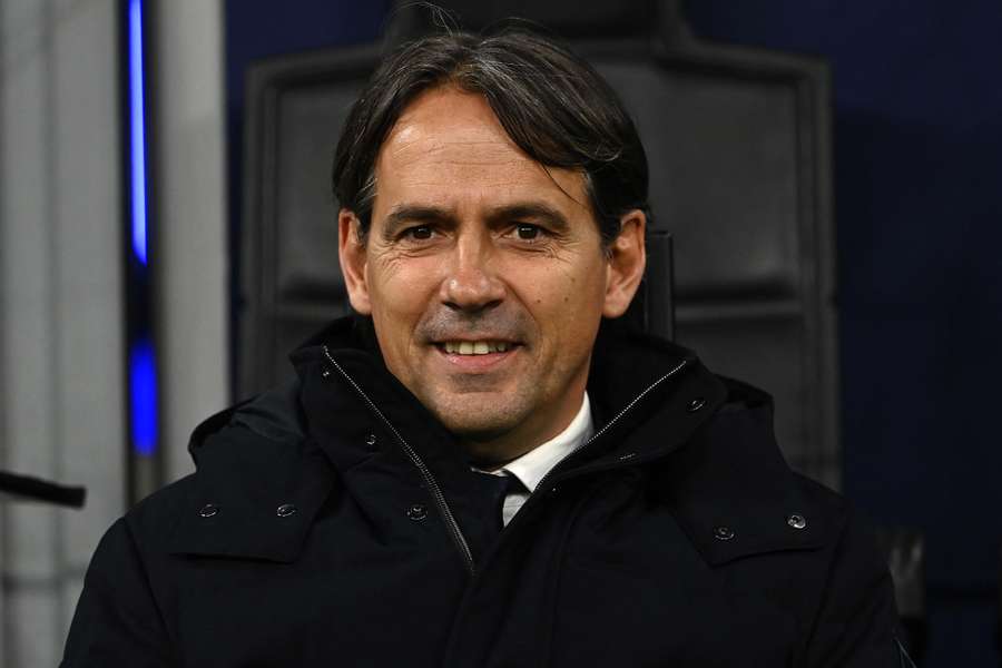 Simone Inzaghi prima di Inter-Monaco