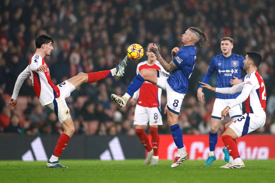 Havertz scored the winner against Ipswich last week