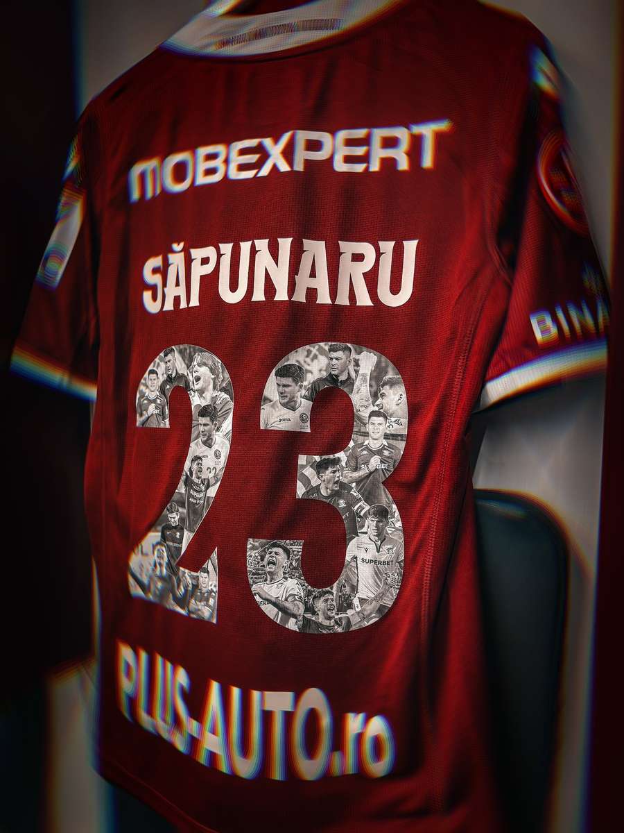 Tricourile Rapidului pentru meciul cu CFR Cluj