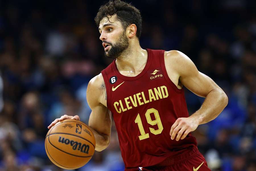 Raulzinho, armador do Cleveland Cavaliers: único representante do Brasil na NBA