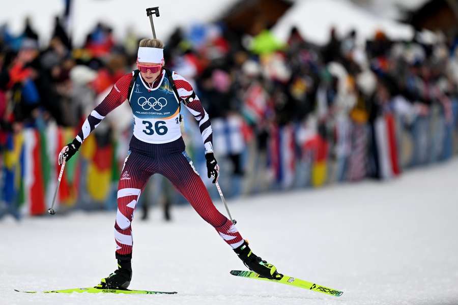 Lisa Hauser war lange Zeit auf Medaillenkurs