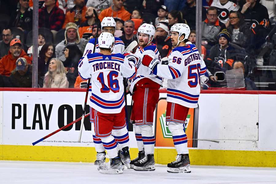 The Rangers have won 10 straight games two other times in franchise history