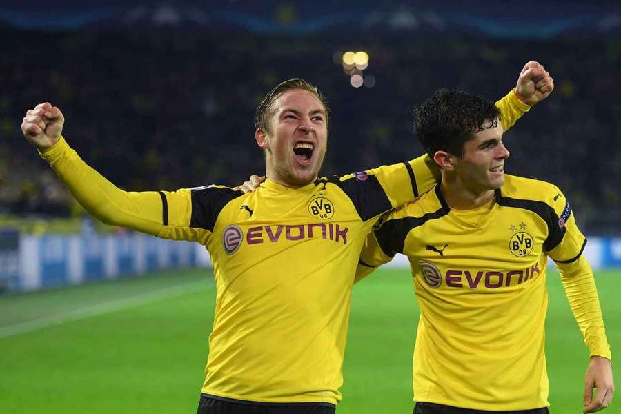 Felix Passlack (l.) erzielte 2016 sein einziges Champions-League-Tor