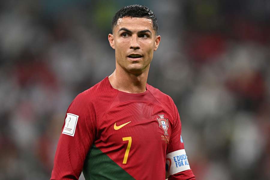 Cristiano Ronaldo durante el Portugal - Suiza de octavos de final del Mundial.