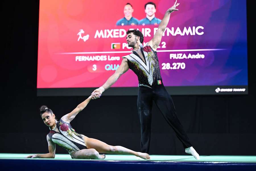 Lara Fernandes e André Fiúza somaram 28,900 pontos na final de combinado Lara Fernandes e André Fiúza somaram 28,900 pontos na final de combinado