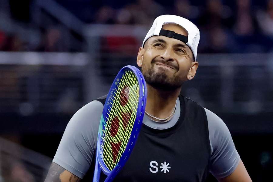 Kyrgios si na zápas proti Sabalenkové věří. Kyrgios si na zápas proti Sabalenkové věří.
