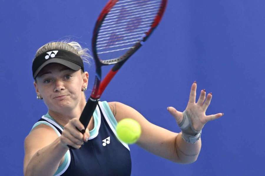 Lucie Havlíčková na US Open končí v prvním kole. Lucie Havlíčková na US Open končí v prvním kole.