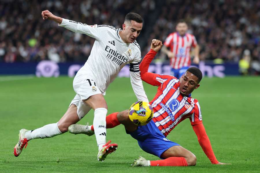 Lucas Vazquez played against Atletico Madrid on Saturday