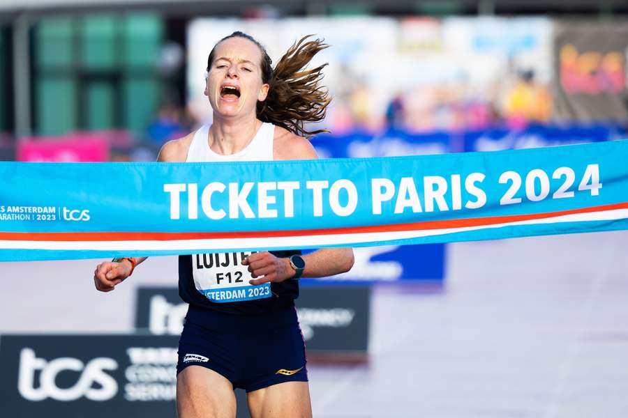 Anne Luijten werd beloond na een goede marathon