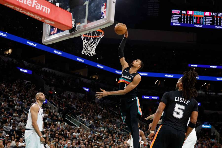 Wembanyama face aux Clippers vendredi.