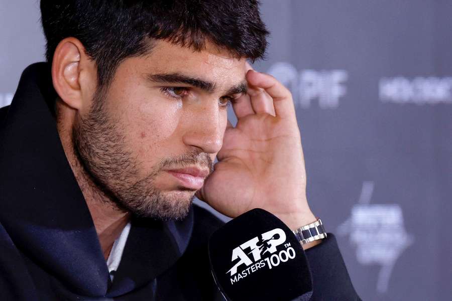 Lesão deixou Alcaraz fora do ATP de Madri