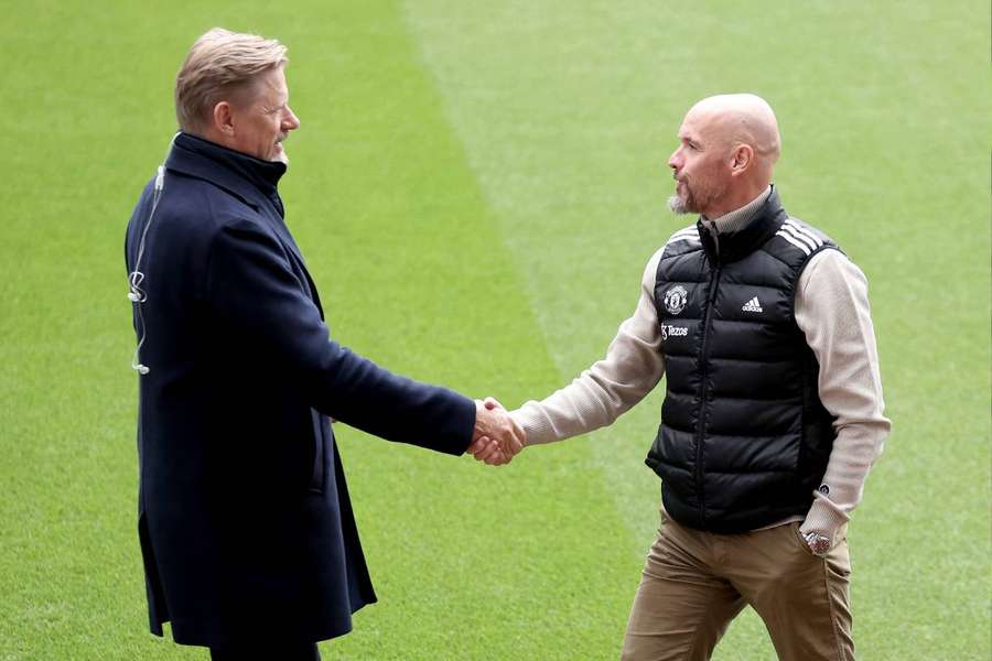 Peter Schmeichel y Ten Hag