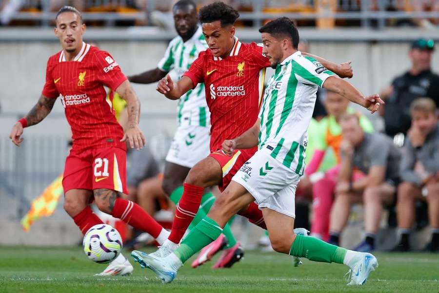 Fábio Carvalho no particular frente ao Betis