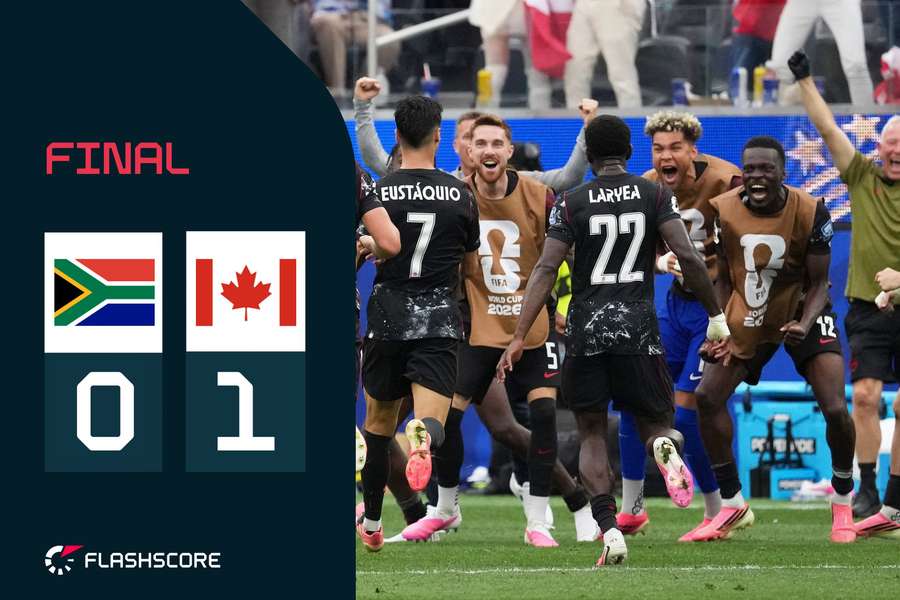 Sudáfrica y Canadá jugaron los 1/16