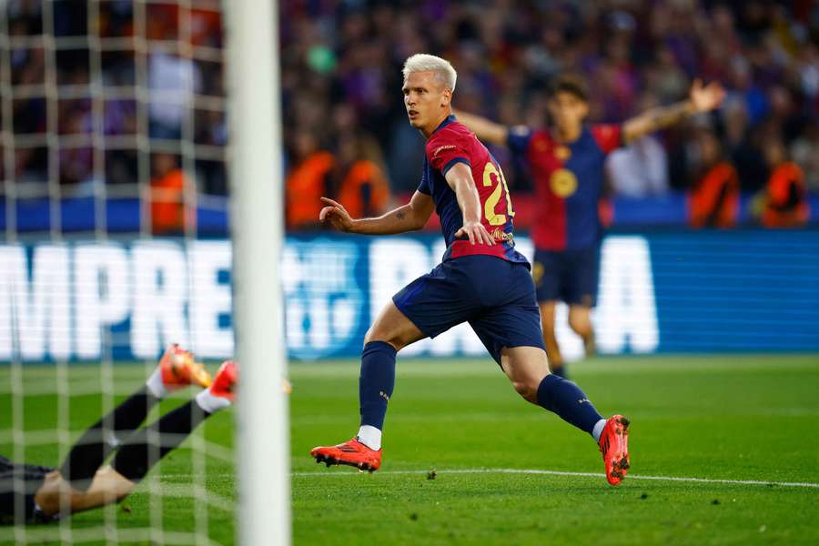 Dani Olmo está de volta ao Barcelona