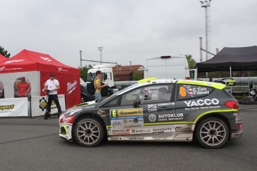 Erik Cais byl na 3-Städte rallye nejrychlejší.