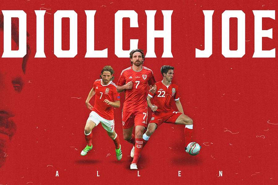 Joe Allen foi internacional em 74 ocasiões