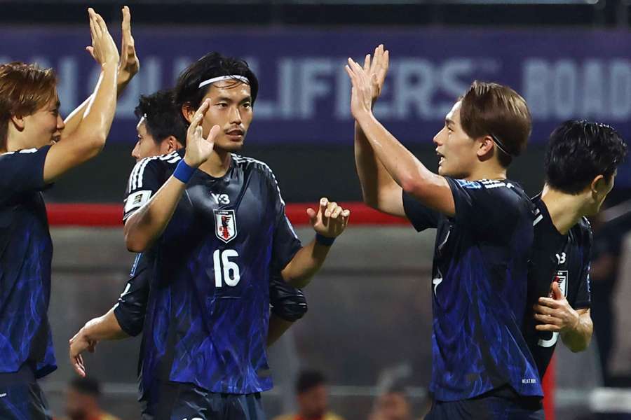 Japan were the big winners of the day, thrashing Bahrain 5-0