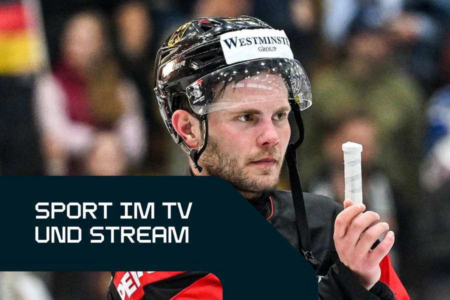 Sport live am Samstag: Die deutsche Eishockey-Nationalmannschaft ist am Abend gegen Österreich gefordert.