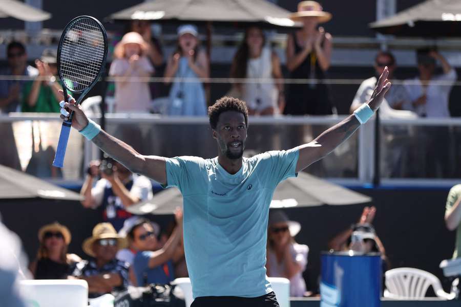 Monfils à Auckland.