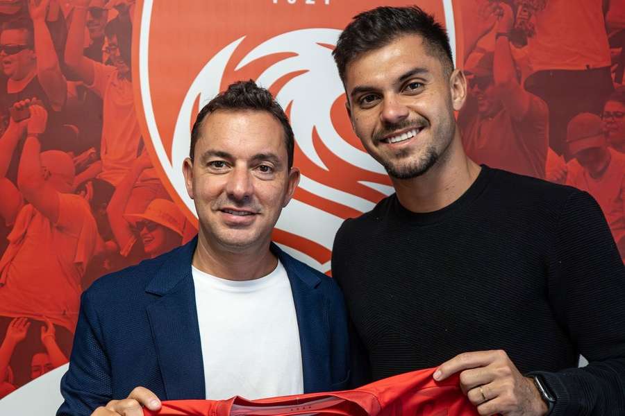 Andrey, jogador do Santa Clara