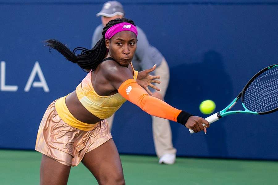 Coco Gauff beats Naomi Osaka in straight sets in one of a number of matches in San Jose