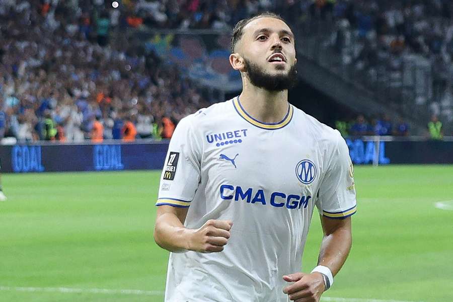 Amine Gouiri marcou duas vezes na goleada do Olympique de Marselha Amine Gouiri marcou duas vezes na goleada do Olympique de Marselha