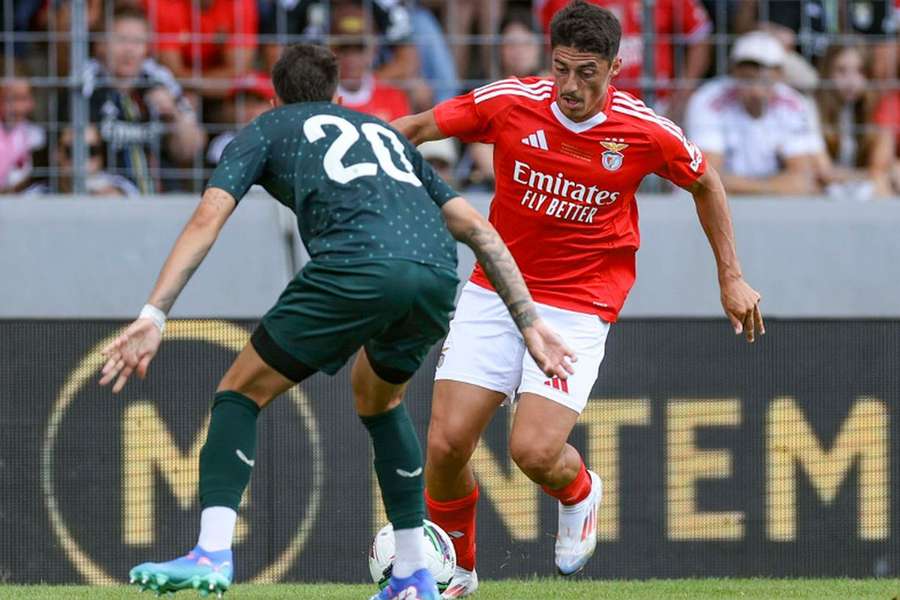 Tiago Gouveia ao serviço do Benfica Tiago Gouveia ao serviço do Benfica