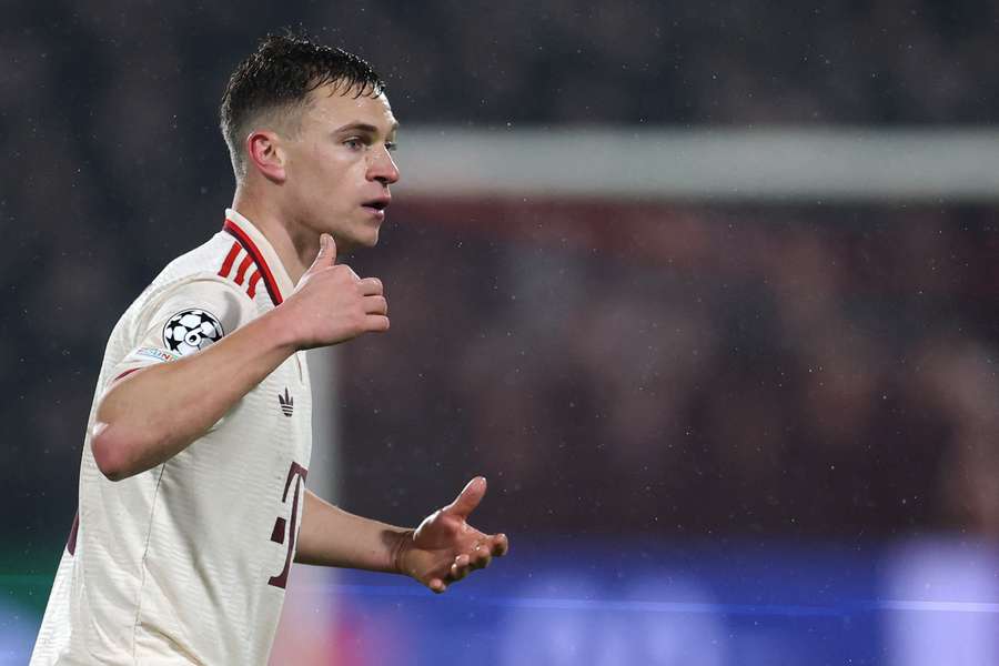 Joshua Kimmich face à Feyenoord lors de la 7e journée de Ligue des champions. 
