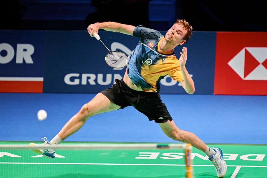 Rasmus Gemke in action against Yudai Okimoto Rasmus Gemke in action against Yudai Okimoto