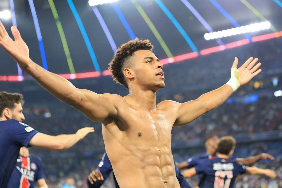 Doue won the Champions League with PSG
