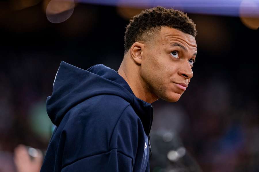 Mbappé avec le Real Madrid face au Rayo Vallecano le 1ᵉʳ février.