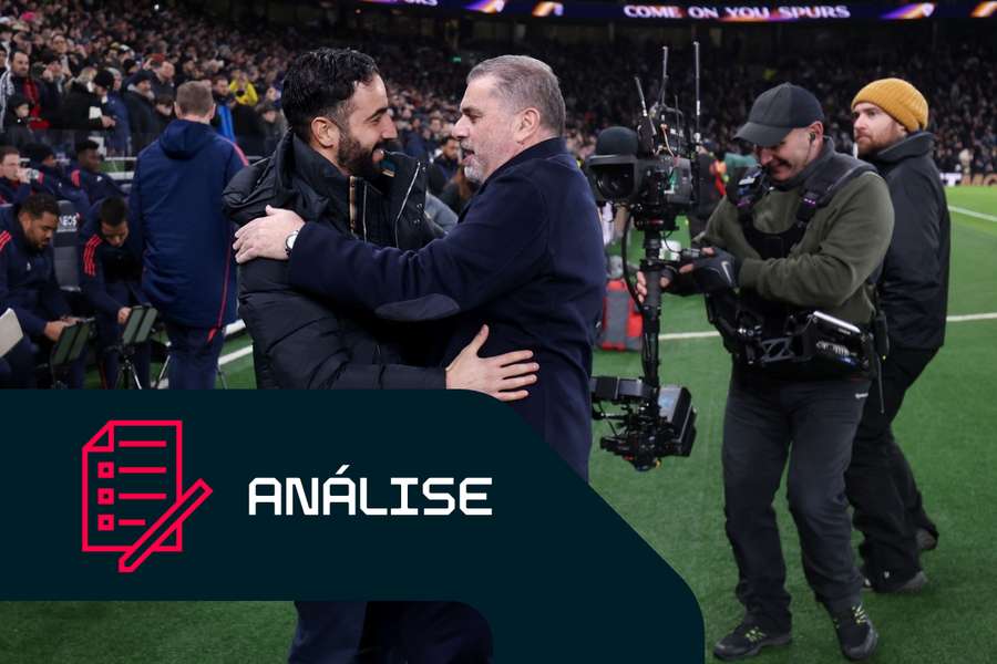 Ange Postecoglou e Ruben Amorim têm o jogo da época