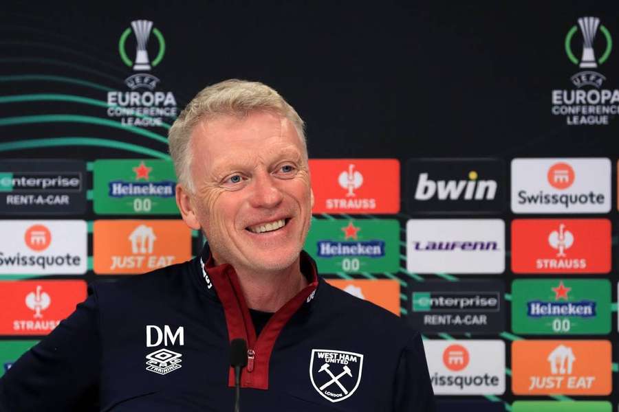 Moyes en conférence de presse ce mercredi.