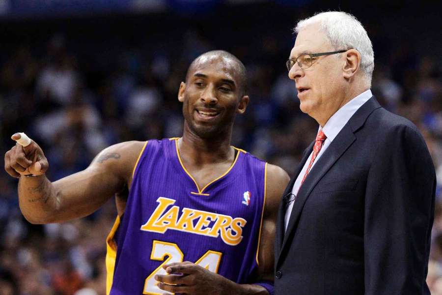 Phil Jackson mit Kobe Bryant Phil Jackson mit Kobe Bryant