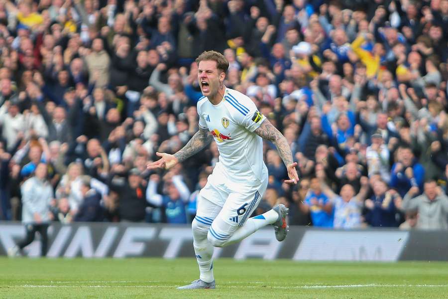 Joe Rodon celebrates goal Joe Rodon celebrates goal