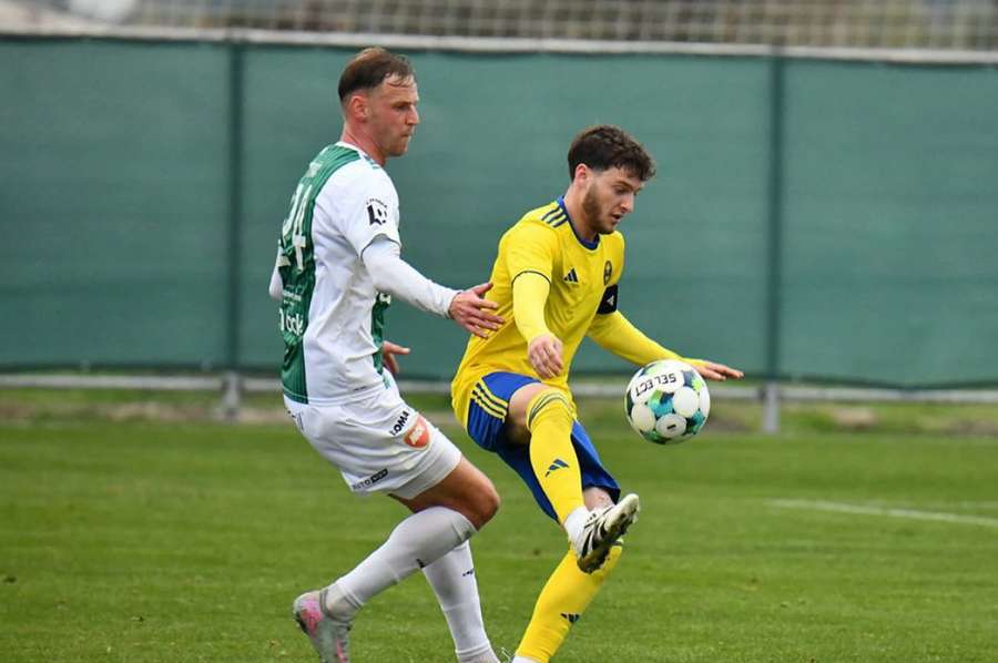 Momentka ze zápasu Jablonec - Michalovce. Momentka ze zápasu Jablonec - Michalovce.