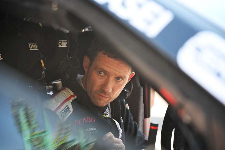 Sébastien Ogier ce samedi. Sébastien Ogier ce samedi.