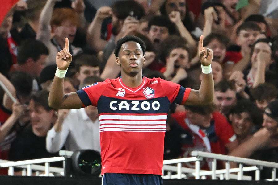 Jonathan David was the star for Lille in the win