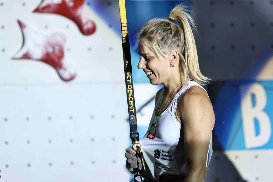 Mistrzyni olimpijska Aleksandra Mirosław najszybsza w eliminacjach na MŚ we wspinaczce