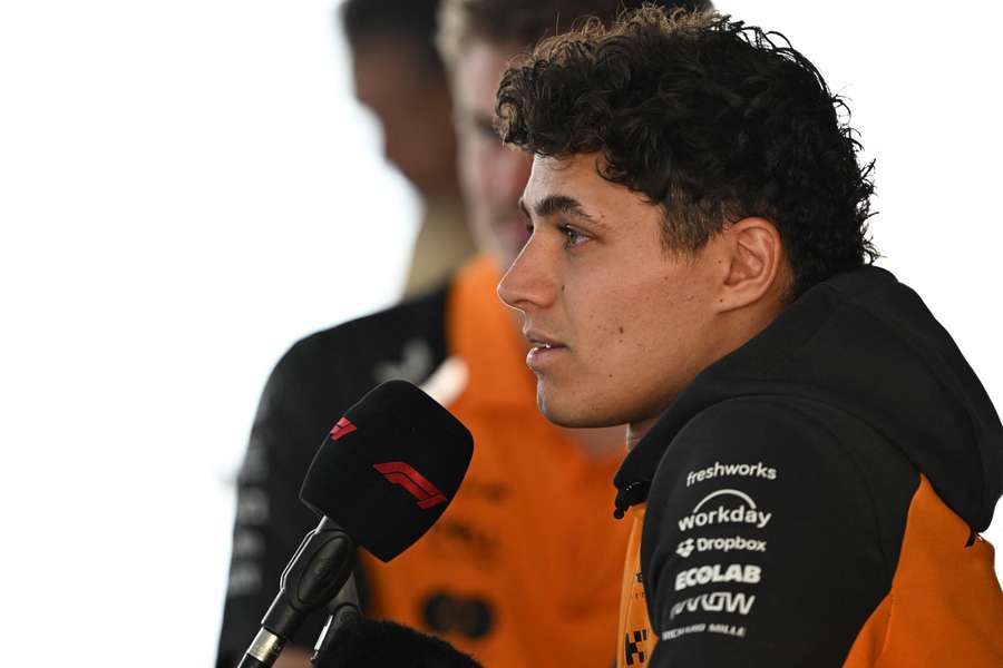 Lando Norris au Media Day du Qatar, ce jeudi.