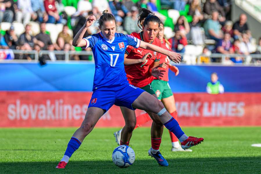 Slovenky tesne podľahli portugalskému tímu.