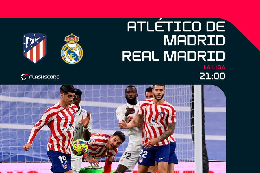 Atlético de Madrid y Real Madrid vuelven a verse las caras en el Metropolitano
