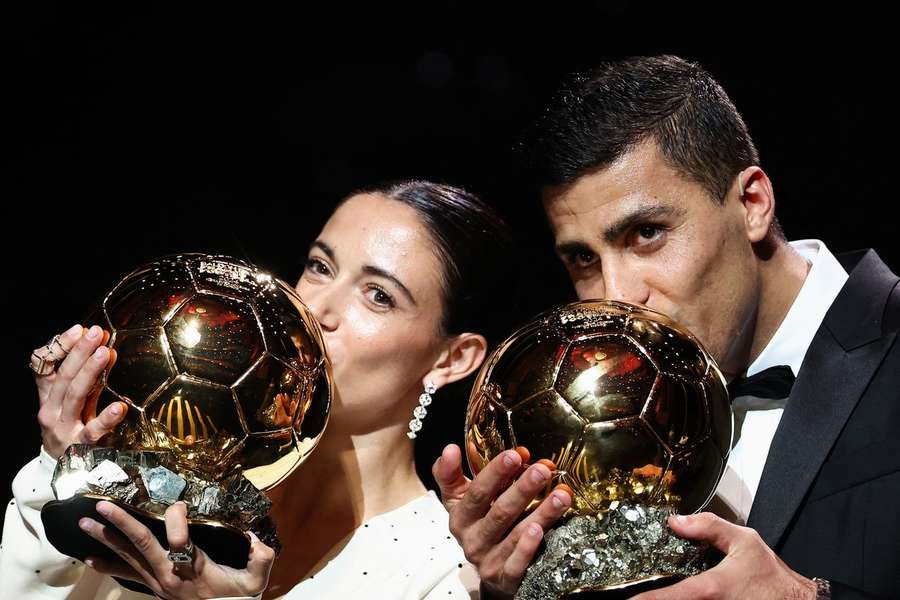 Rodri e Aitana Bonmati venceram prémios individuais
