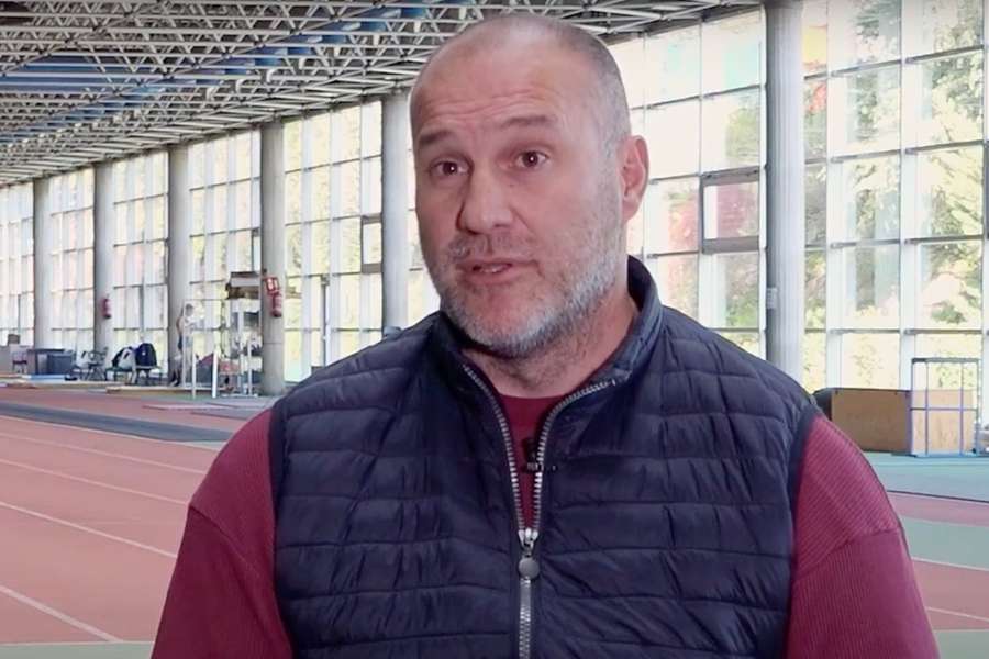 Manolo Martínez, durante la entrevista
