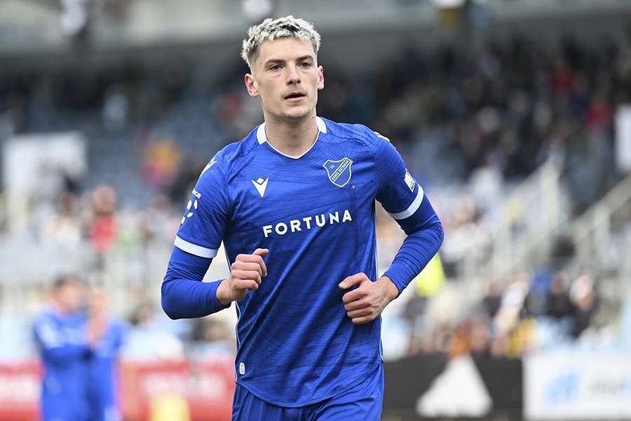 Slovenský záložník Baníku Ostrava Tomáš Rigo.