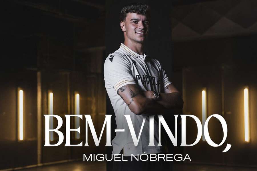 Miguel Nóbrega é o novo defesa-central do Vitória SC