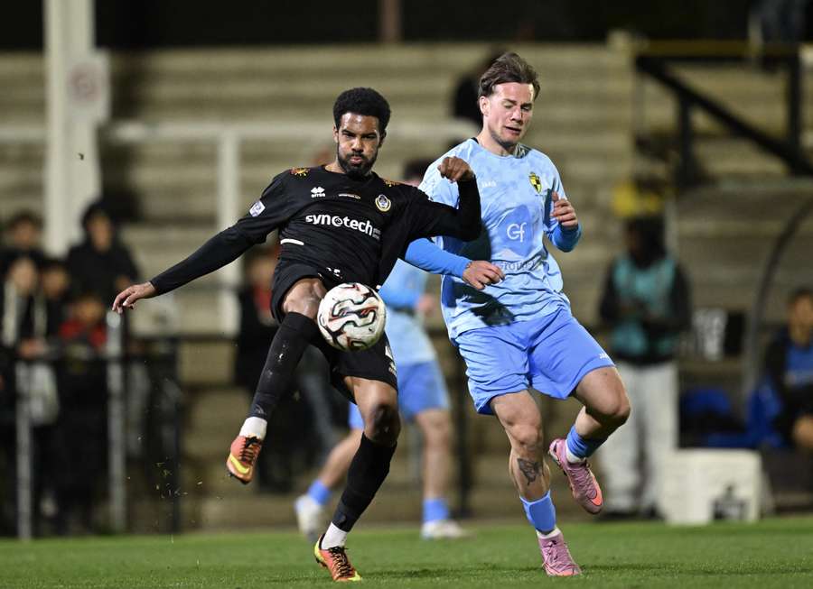 Ramalho, con el Olympic Charleroi, ante el Lierse Ramalho, con el Olympic Charleroi, ante el Lierse